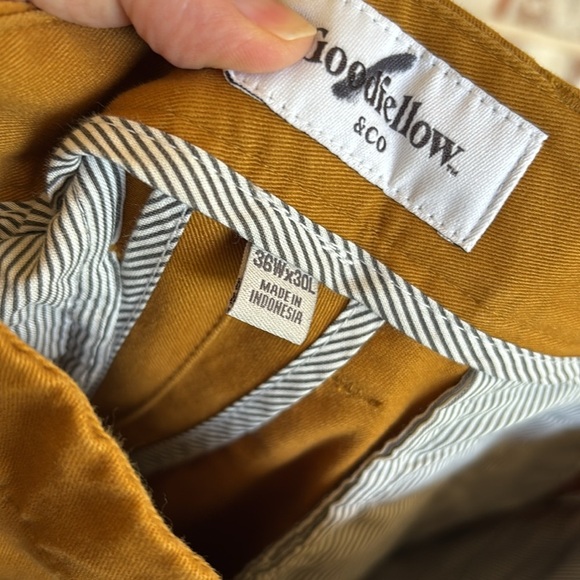Goodfellow and Co. Mustard Slim Chino Pants - Picture 11 of 13